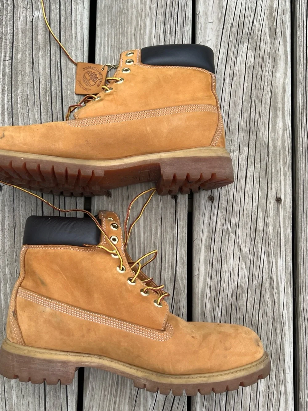 Timberland 6 Inch Premium Waterproof Boot 'Wheat' Nubuck Men’s Size 12